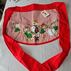 NWT Vintage Elf Apron